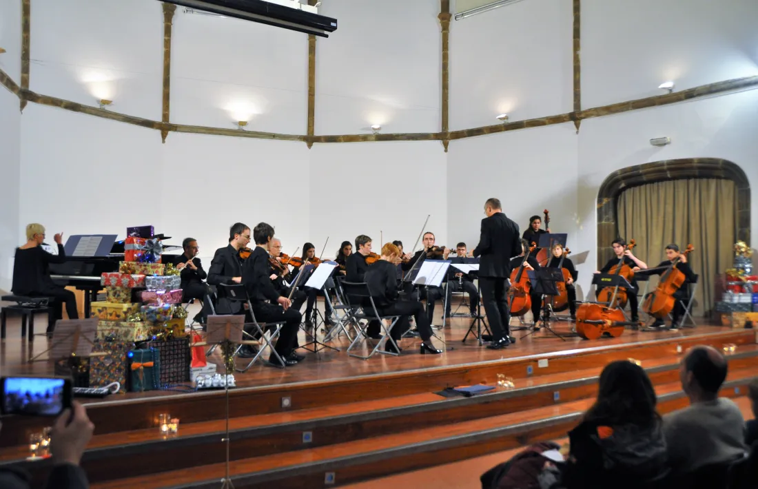 La formació, en un concert anterior, també a Sant Domènec. 