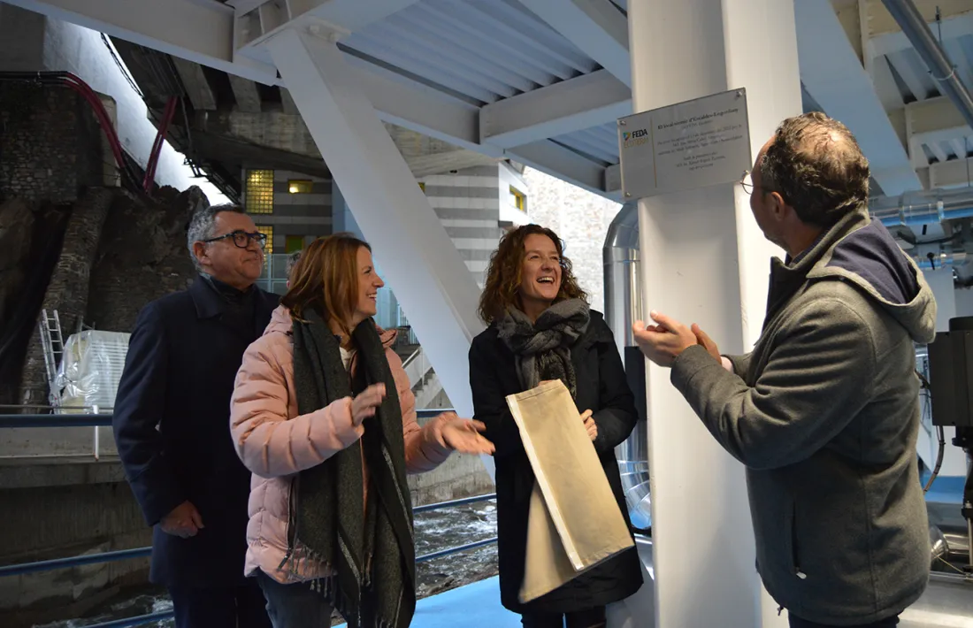 Les autoritats han inaugurat el local tèrmic de la xarxa.