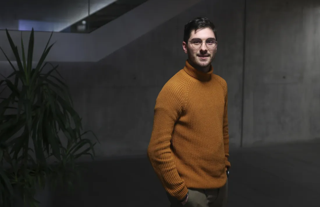 El politòleg català, al Consell General, on ahir va impartir una conferència sobre la professionalització de la política andorrana.