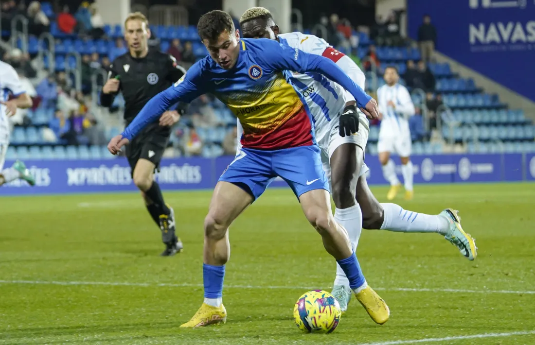 Germán Valera, extrem dret de l'FC Andorra visita demà un lloc que coneix bé.