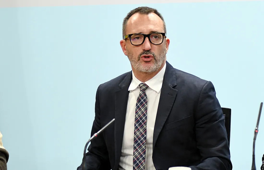 El titular de Territori i Habitatge, Víctor Filloy,  en una compareixença anterior.