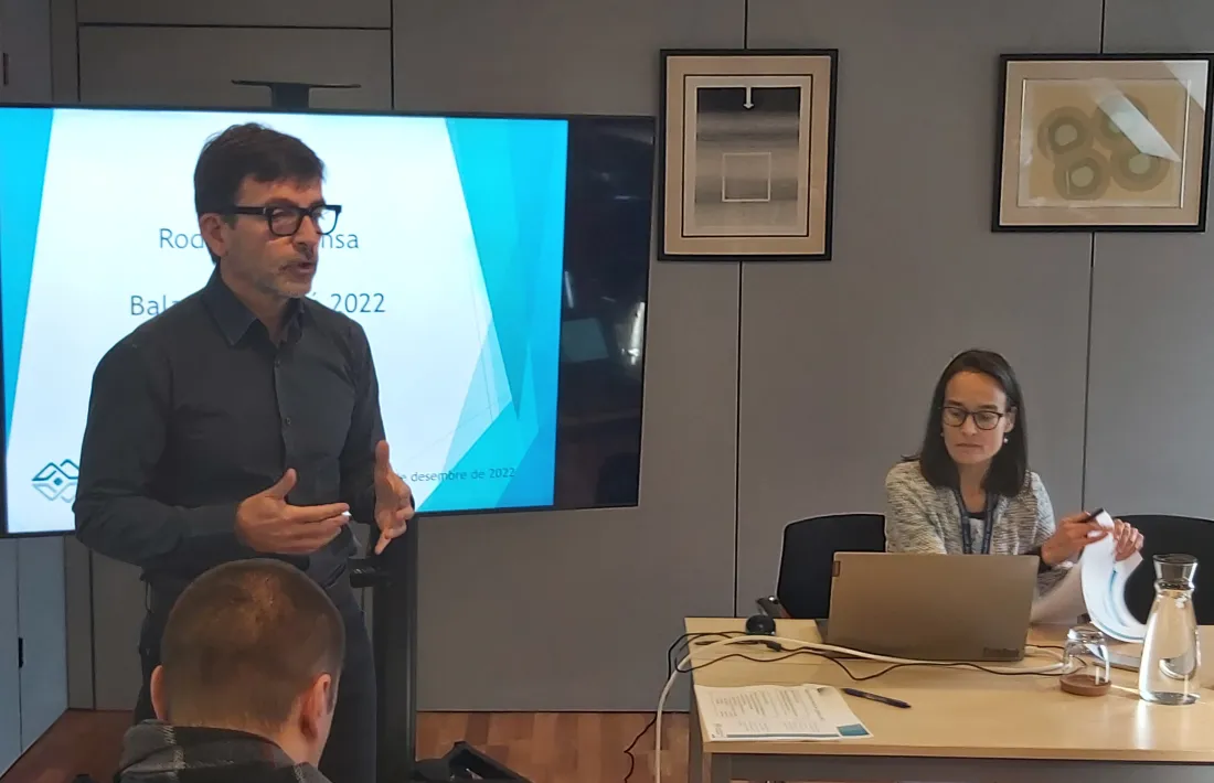 Jordi Cinca i Eulàlia Orobitg han fet el punt de la situació.