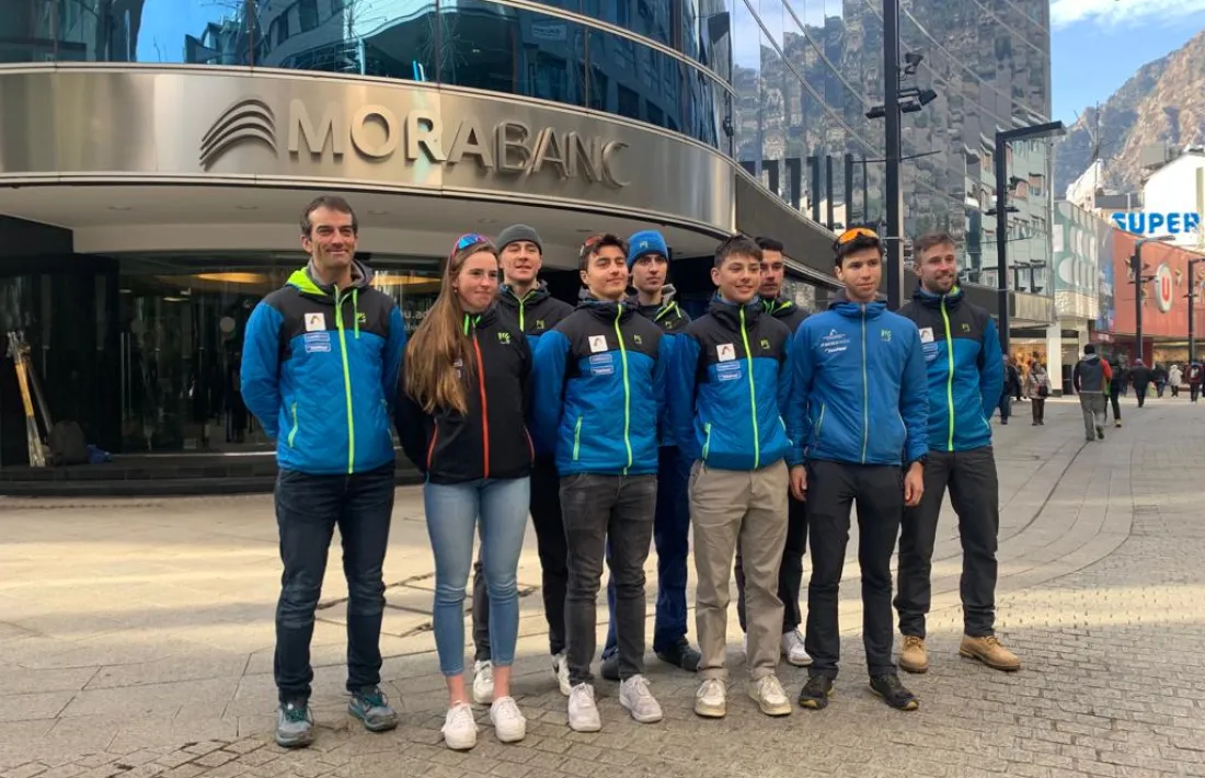 L’equip nacional de la FAM d’esquí de muntanya es va presentar ahir a MoraBanc.