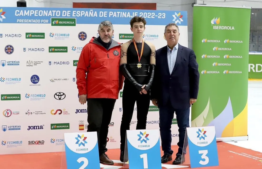 Raúl García, campió d'Espanya de la seva categoria amb 14 anys.
