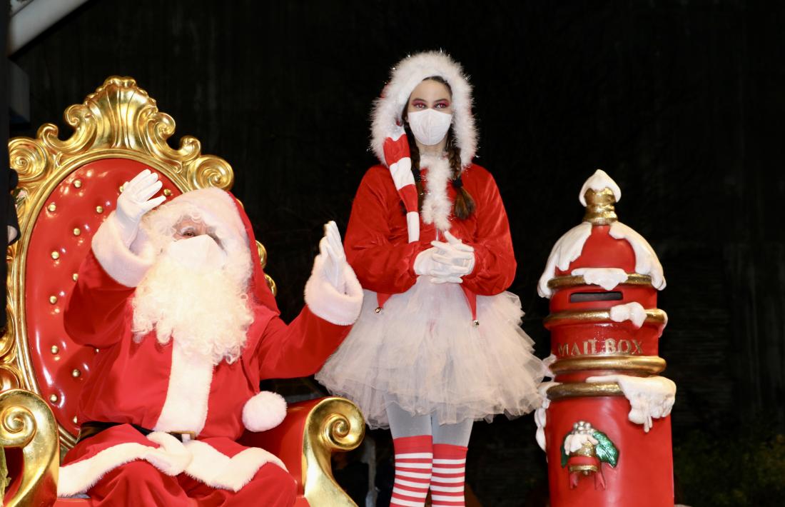 La visita del Pare Noel a Encamp l'any passat.