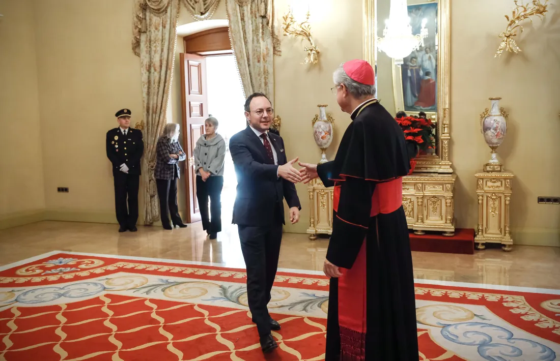 Espot, avui, en la recepció del copríncep episcopal.
