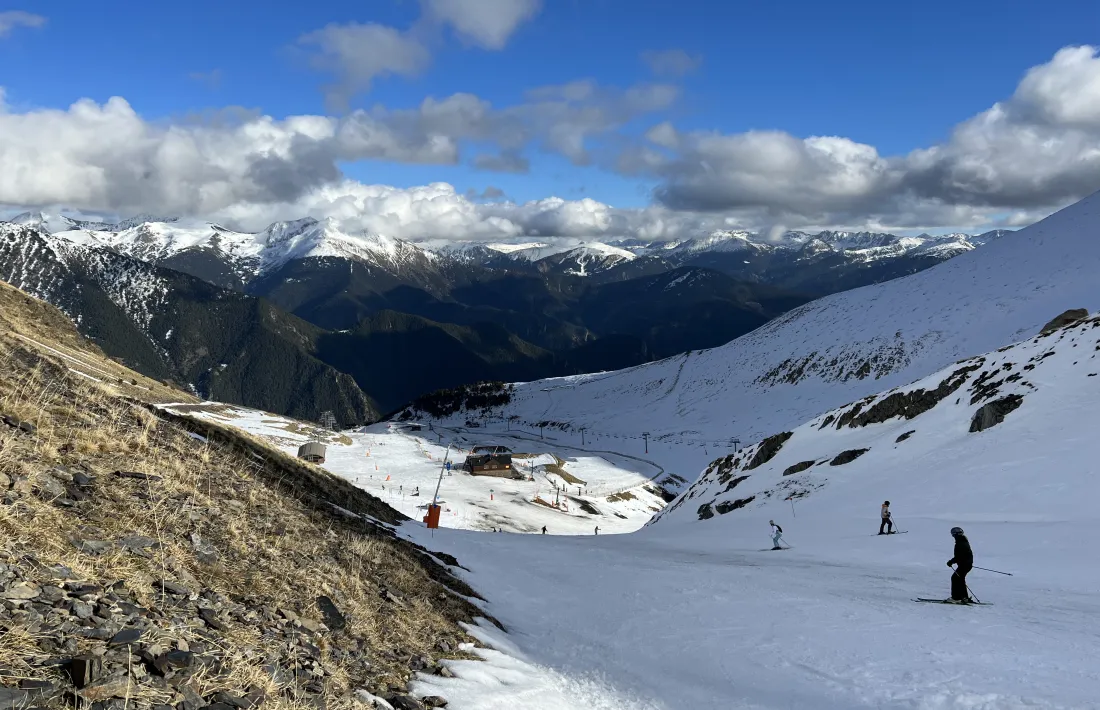 Estat del sector Arinsal, ahir.