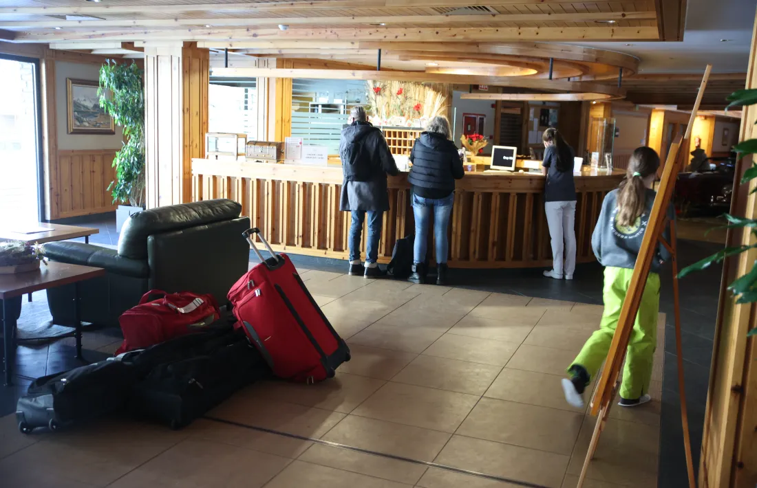 Els establiments hotelers afronten aquests dies una considerable arribada de turistes.