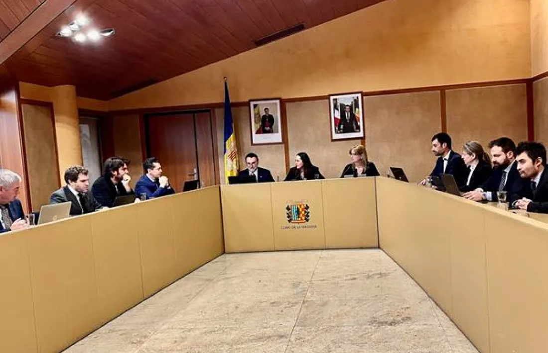 Un moment de la sessió de consell d'aquest matí.