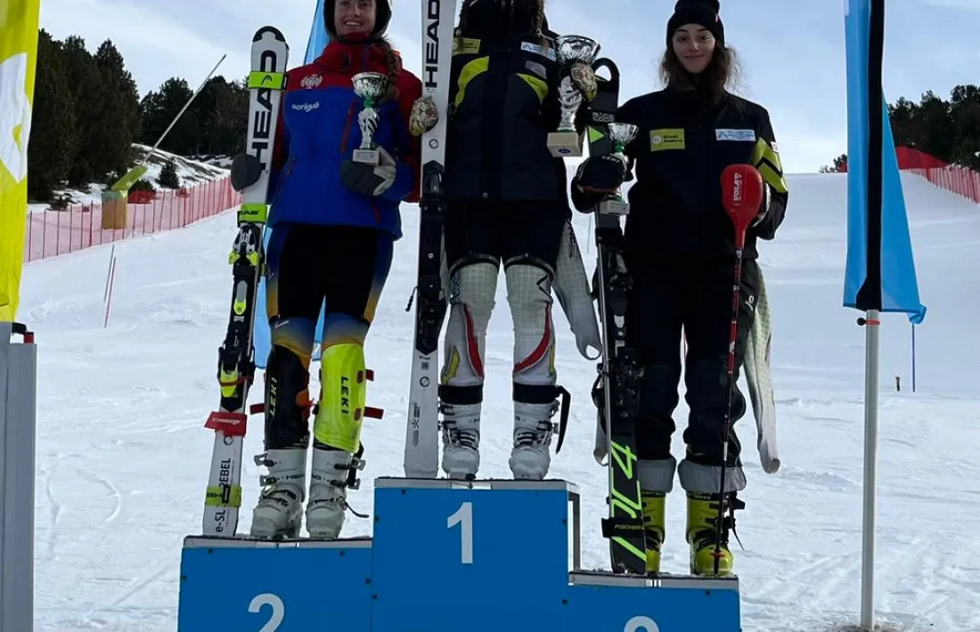 Ainhoa Piccino, al lloc més alt del podi.