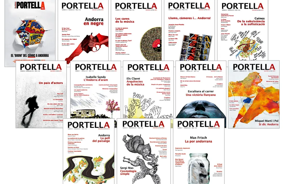 Els tretze números de la revista publicats entre el 2010 (‘Max Frisch: la por andorrana’) i el 2019 (‘El boom del còmic a Andorra’).