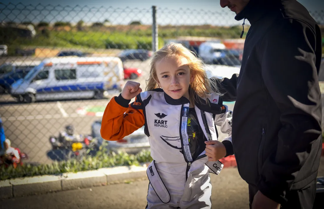 El jove pilot Tony Cachafeiro.