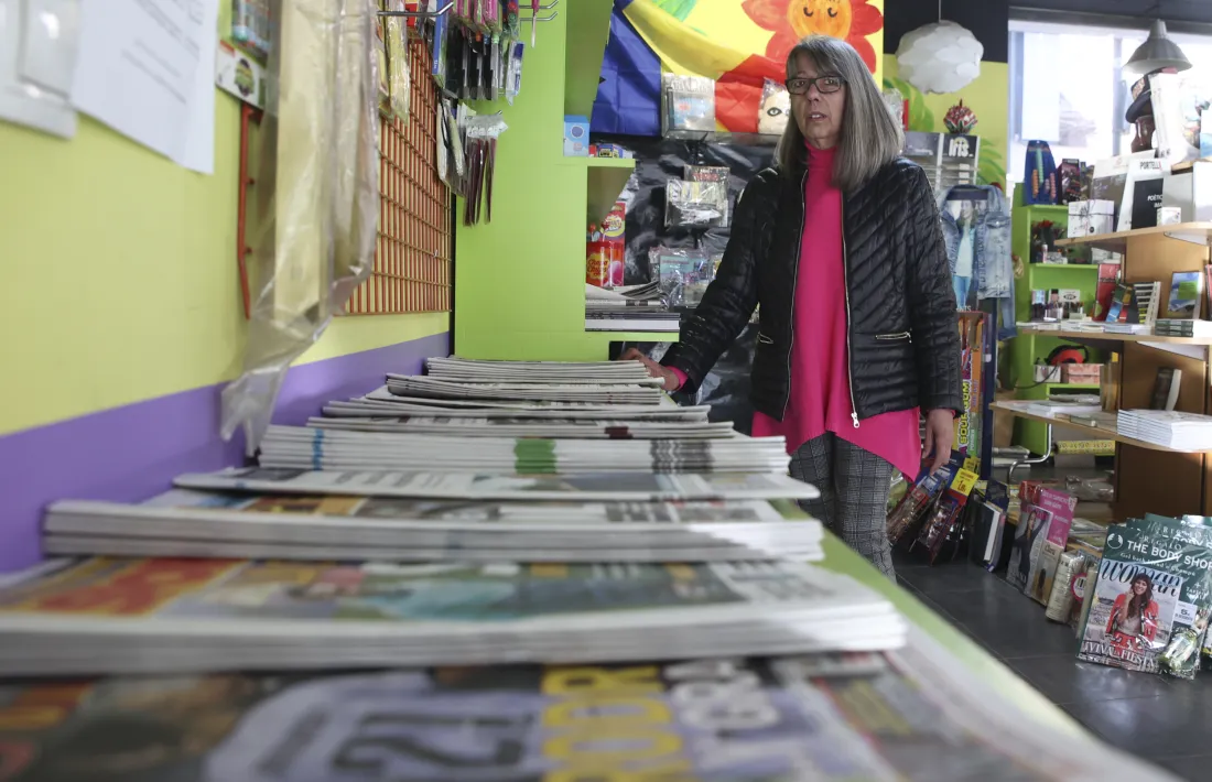 La quiosquera Antònia Rabasa.