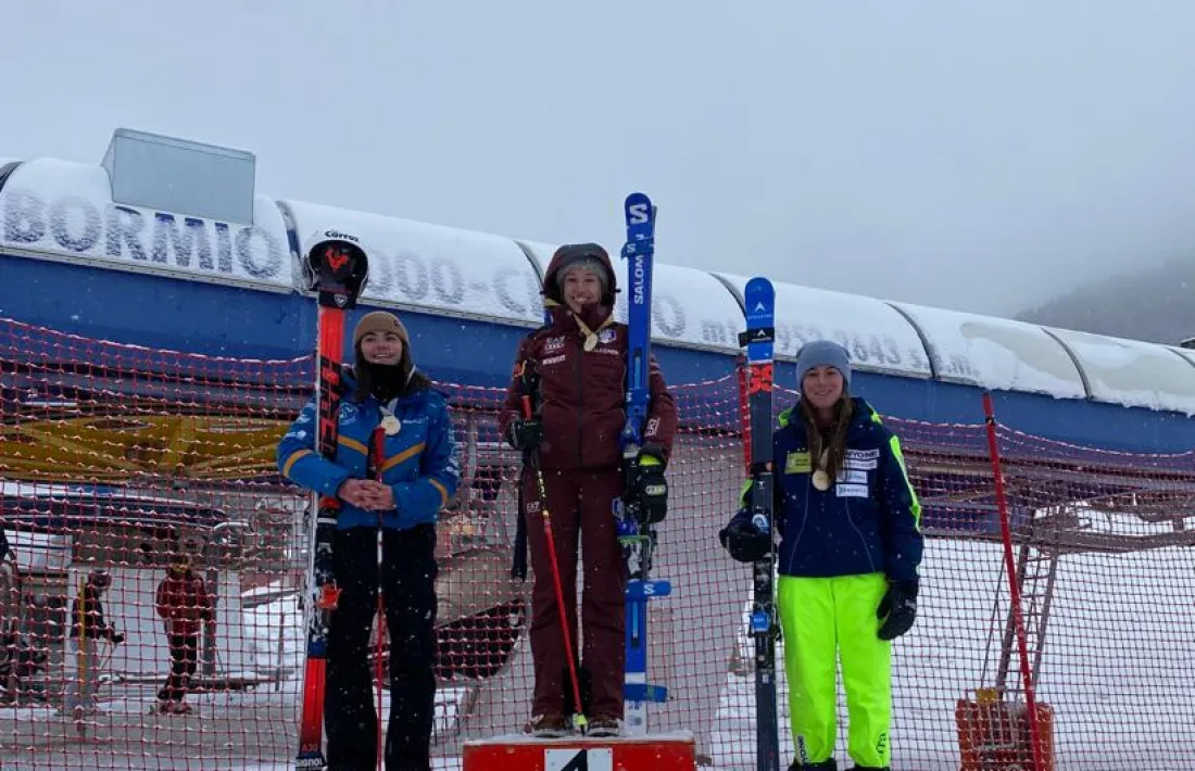 Íria Medina, al tercer lloc del podi.