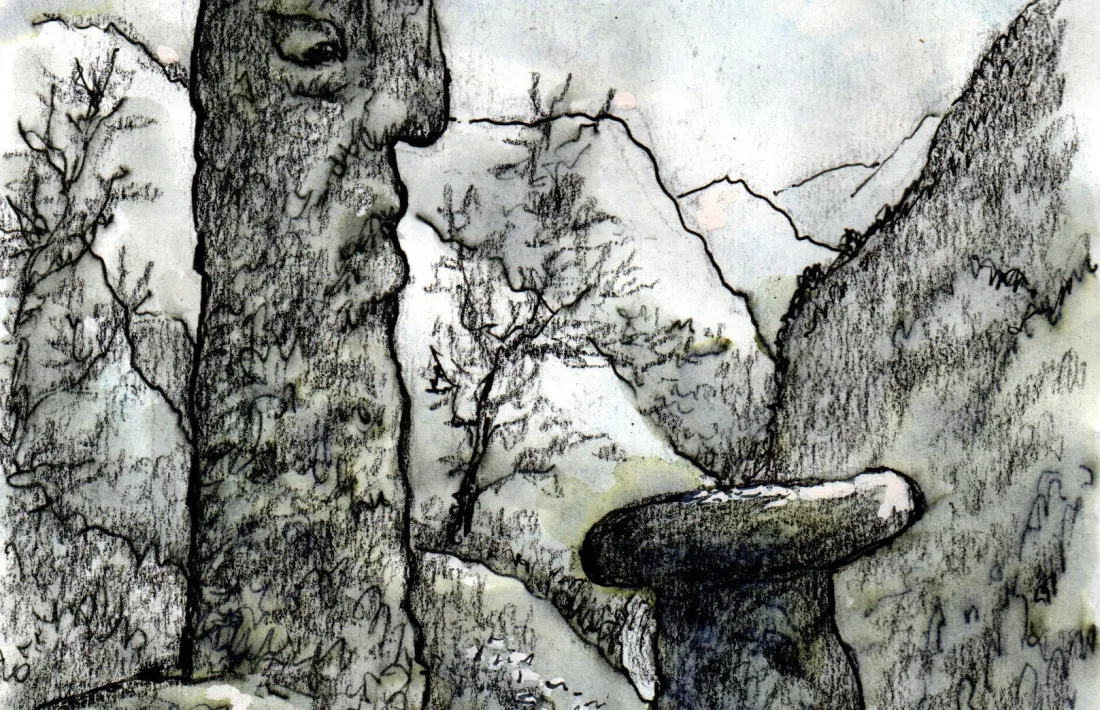 Les Xemeneies de les fades eren 'en realitat' els Soldats de Carlemany que vigilaven l’entrada de les Valls Neutres.