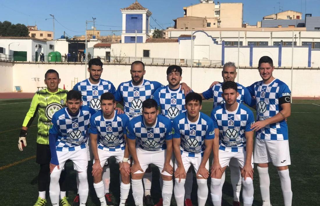 Sergio Moreno, amb l’Hellín CF.