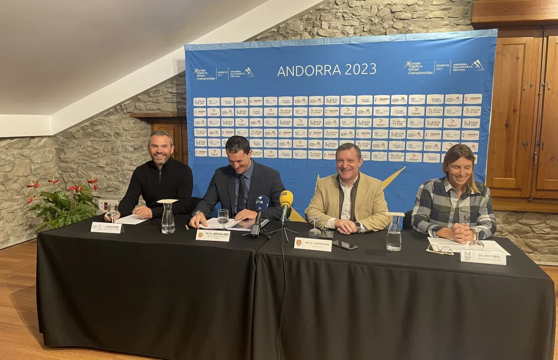 Presentació de l’Europeu de Triatló.