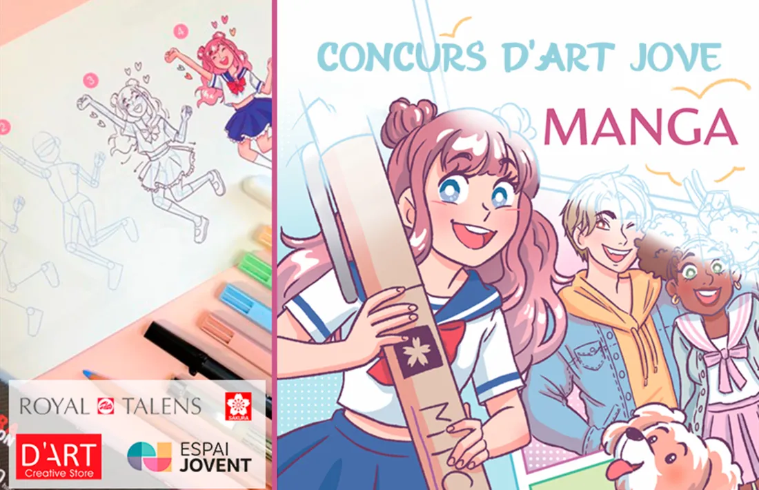 El cartell del concurs 'Art Jove' del Comú d'Escaldes-Engordany.