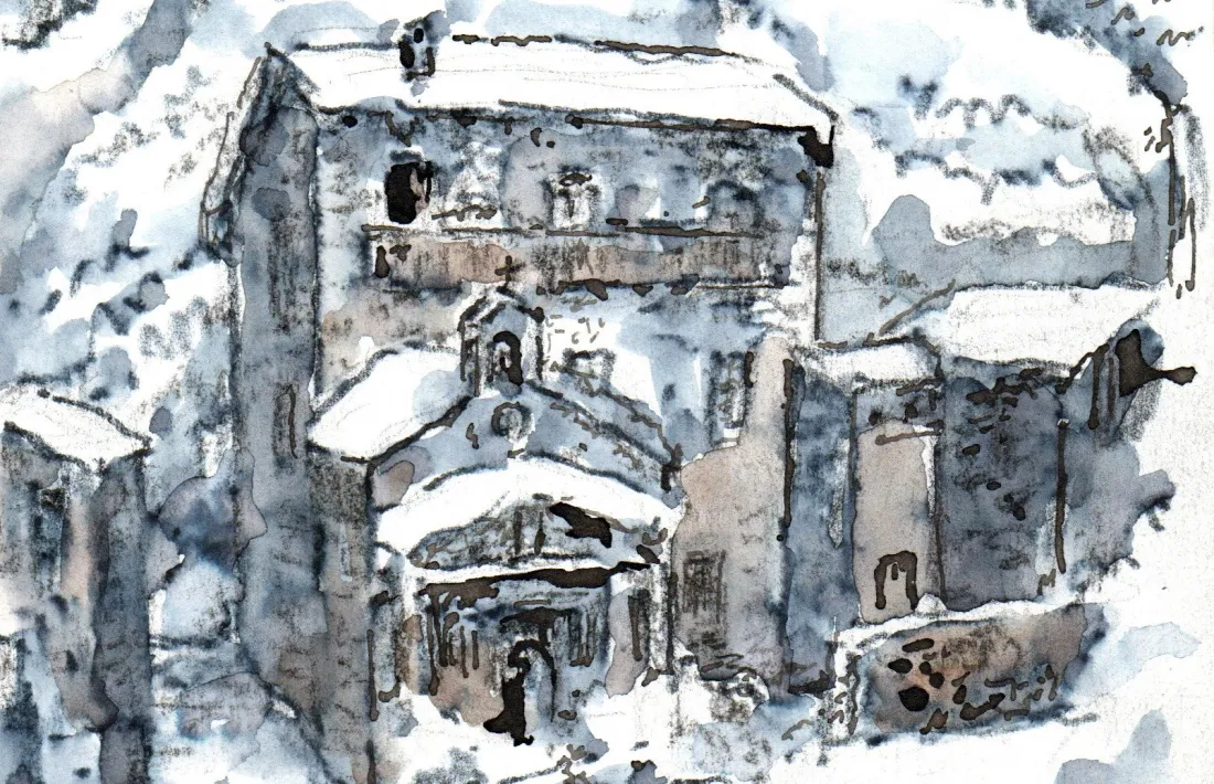 La capella de la Mare de Déu de les Neus, a Llumeneres, on passava els estius el bisbe Ermengol.