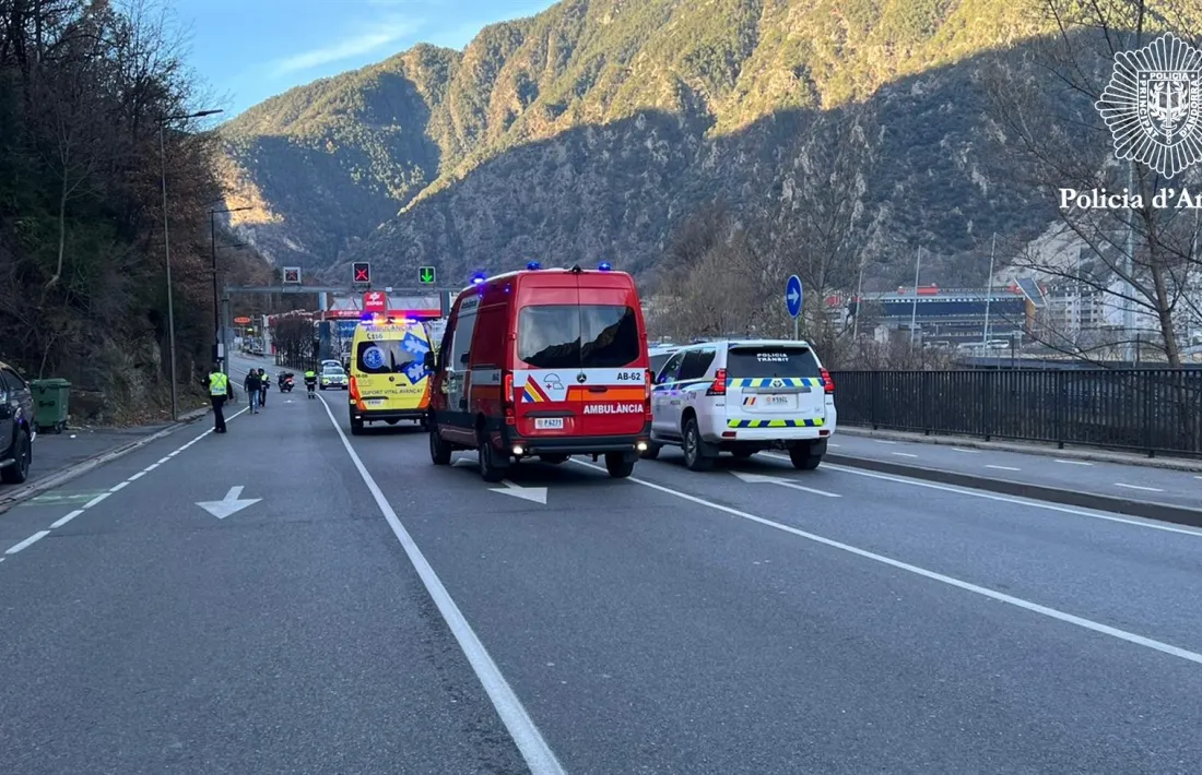 Lloc on s'ha produït l'accident.