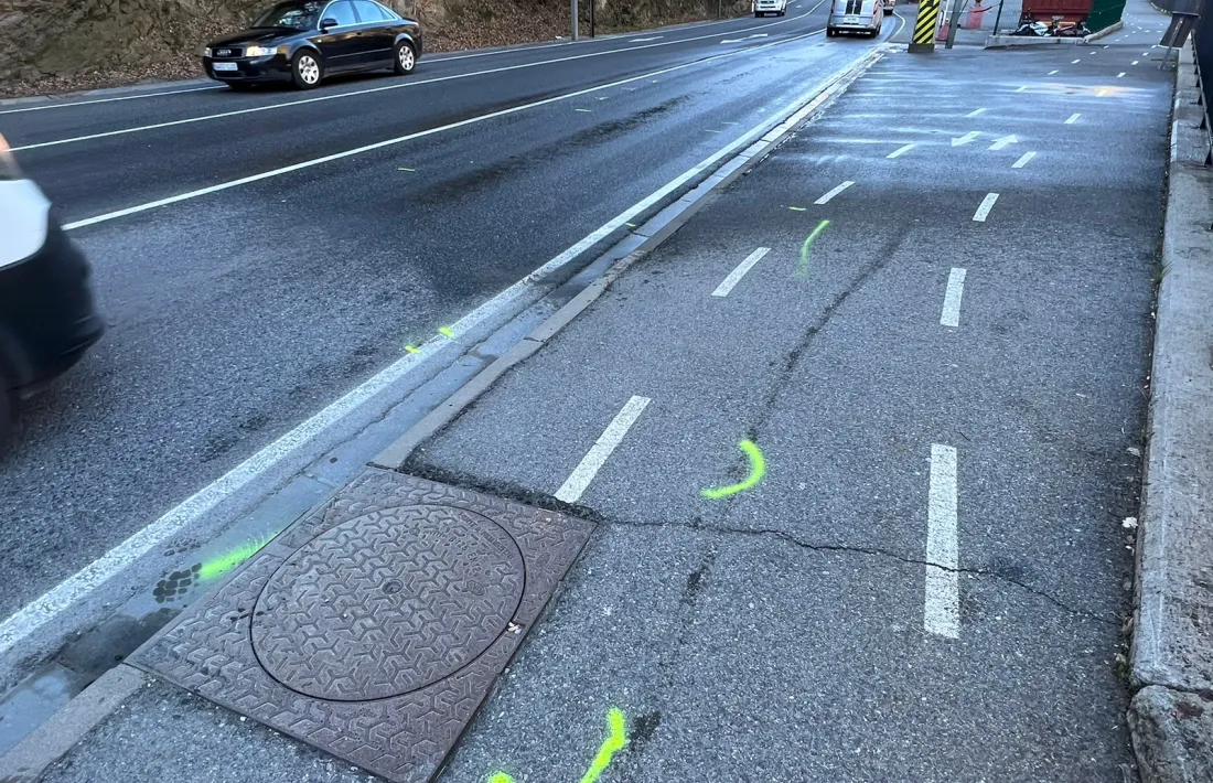 Lloc on s'ha produït l'accident.