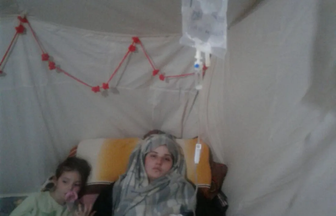 Imatge d’arxiu de la dona internada des de fa més de quatre anys en un camp kurd.