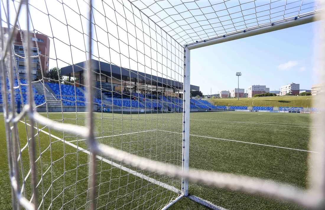 El Municipal de Badalona, el camp del Badalona Futur, seu de la final de la Copa.