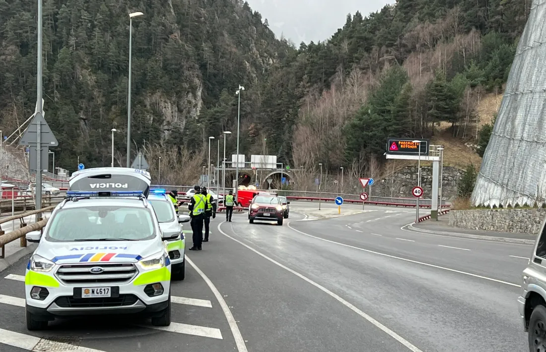 Controls d’equipaments especials, aquesta tarda pujant a la Massana.