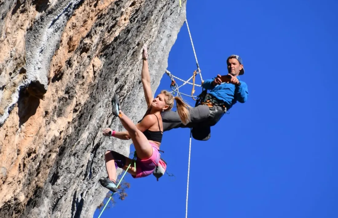 El roc atreu esportistes de renom internacional, com Svana Bjarnasson, que lidera el ‘crowdfunding’ 