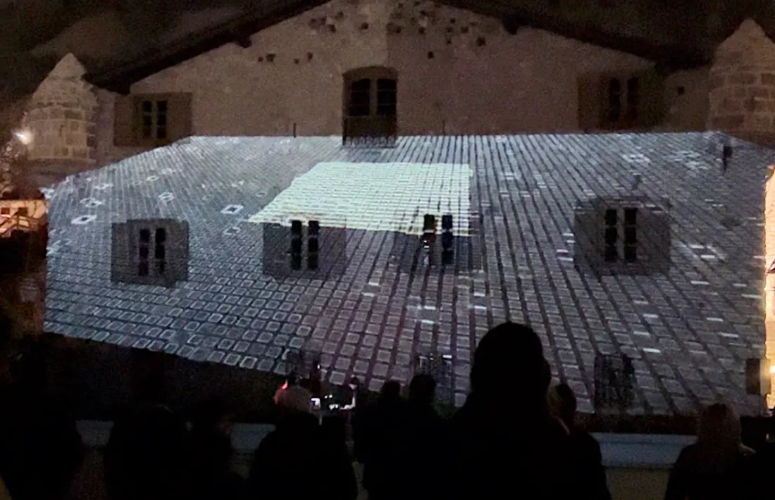 Les Nits de Videomapping es van celebrar divendres amb un format més reduït.