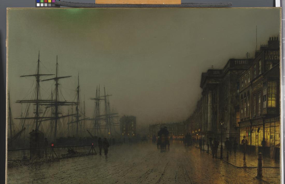'Canny Glasgow', de John Atkinson Grimshaw (oli sobre tela, 1887).