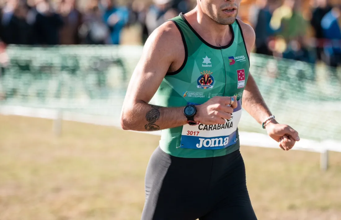 Nahuel Carabaña, al cros de Mataró.