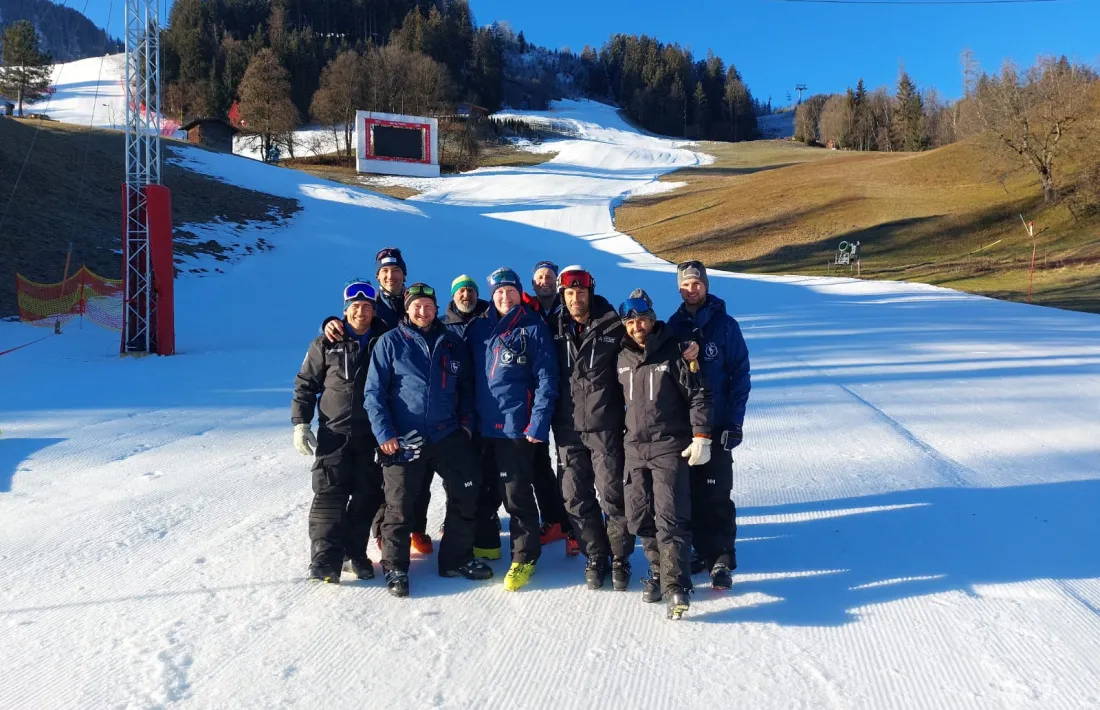 L'equip de cursa de les Finals de la Copa del Món, a Kitzbühel.