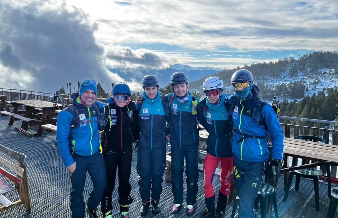 La delegació andorrana, a la Traça Catalana.
