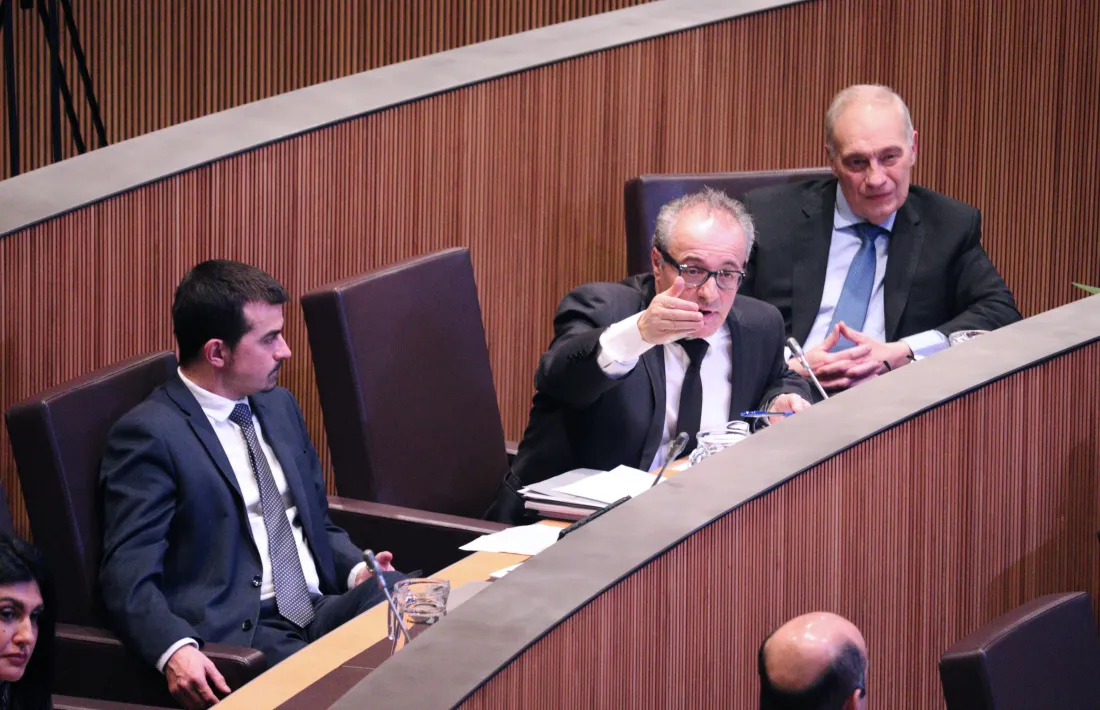 El president suplent de Terceravia, Joan Carles Camp, va carregar durament contra “l’intervencionisme” del Govern.