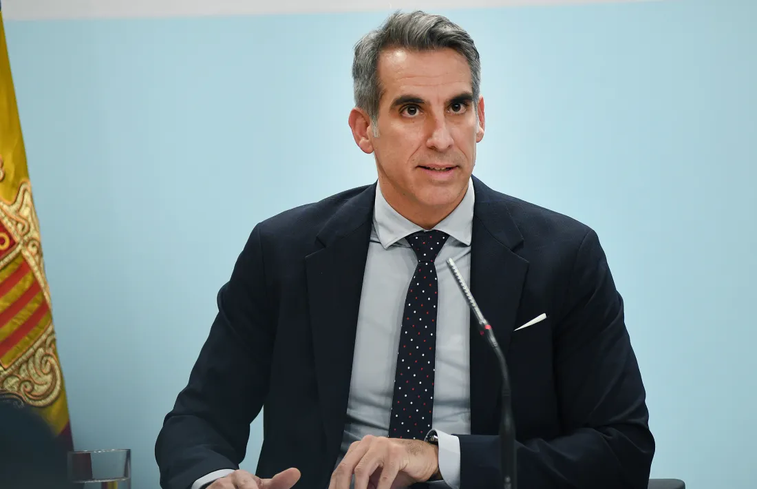 El ministre de Finances, César Marquina.