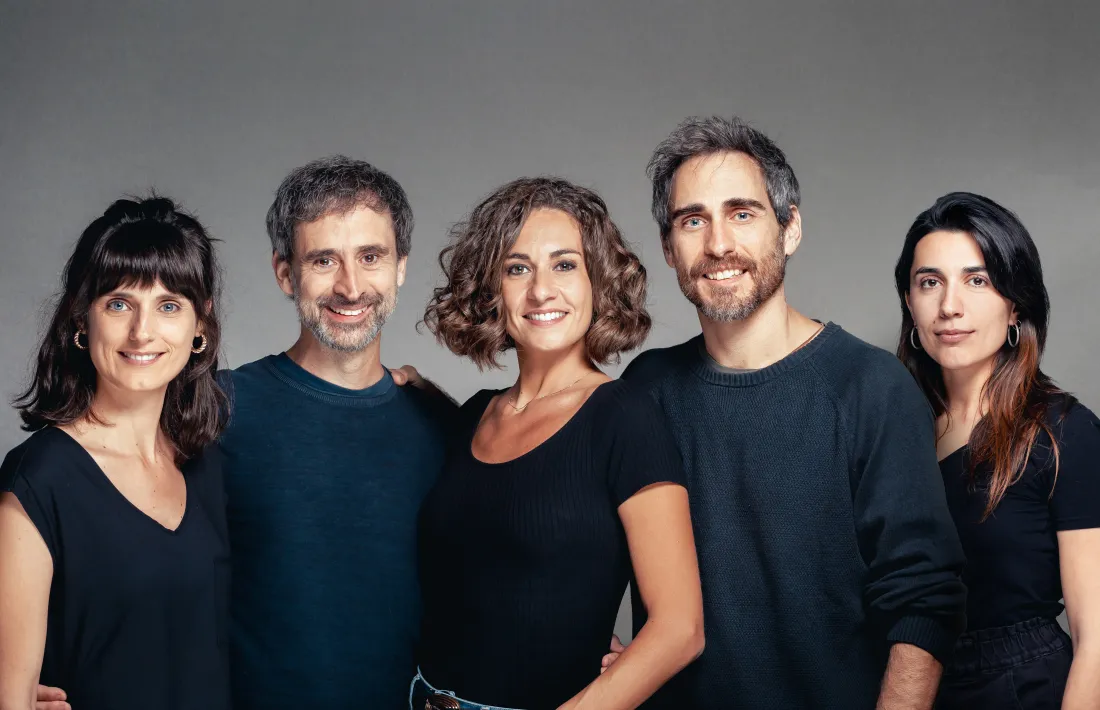 Els intèrprets i els directors de 'Solstici'.