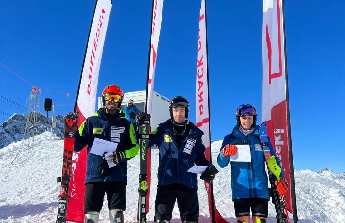 Àxel Esteve i Àlex Rius, primer i segon al podi d’Engelberg.