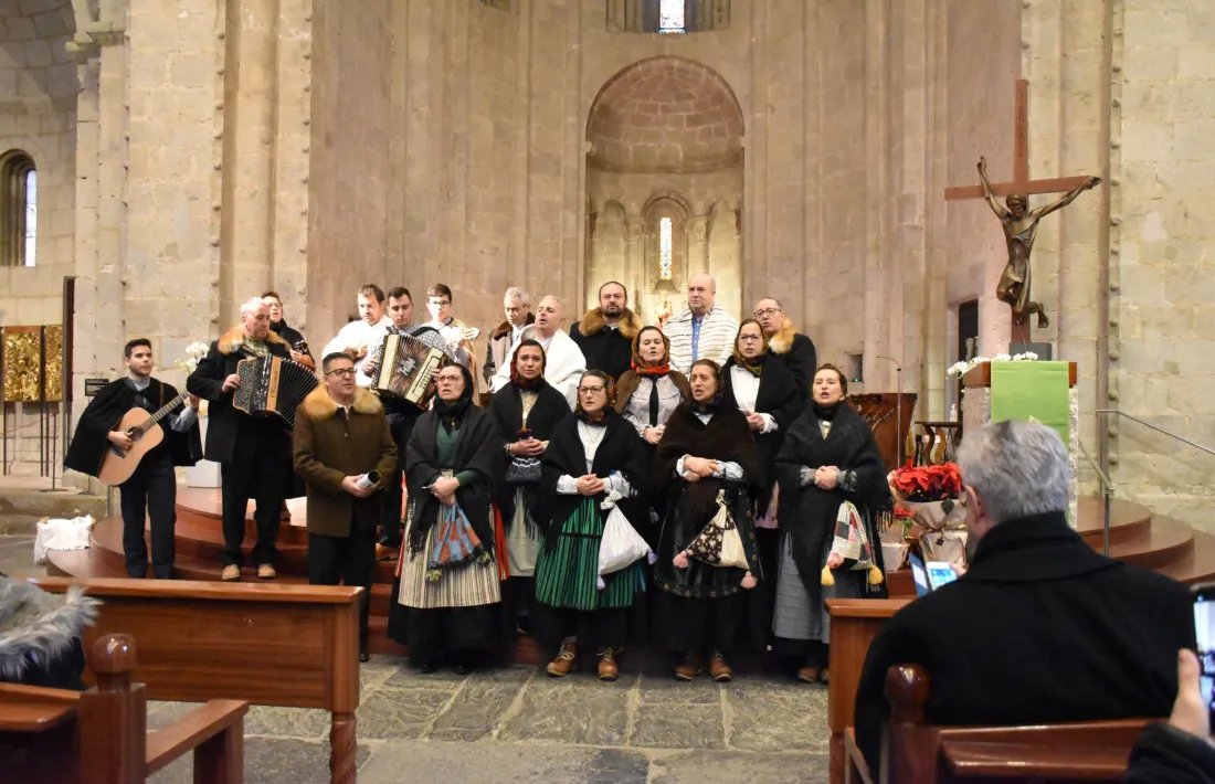 Un moment de l'actuació a la catedral de la Seu d'Urgell.