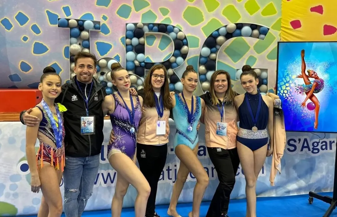 El Rítmica GAEE, a Platja d'Aro.