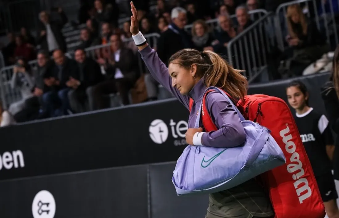 Vicky Jiménez, al Crèdit Andorrà Open.