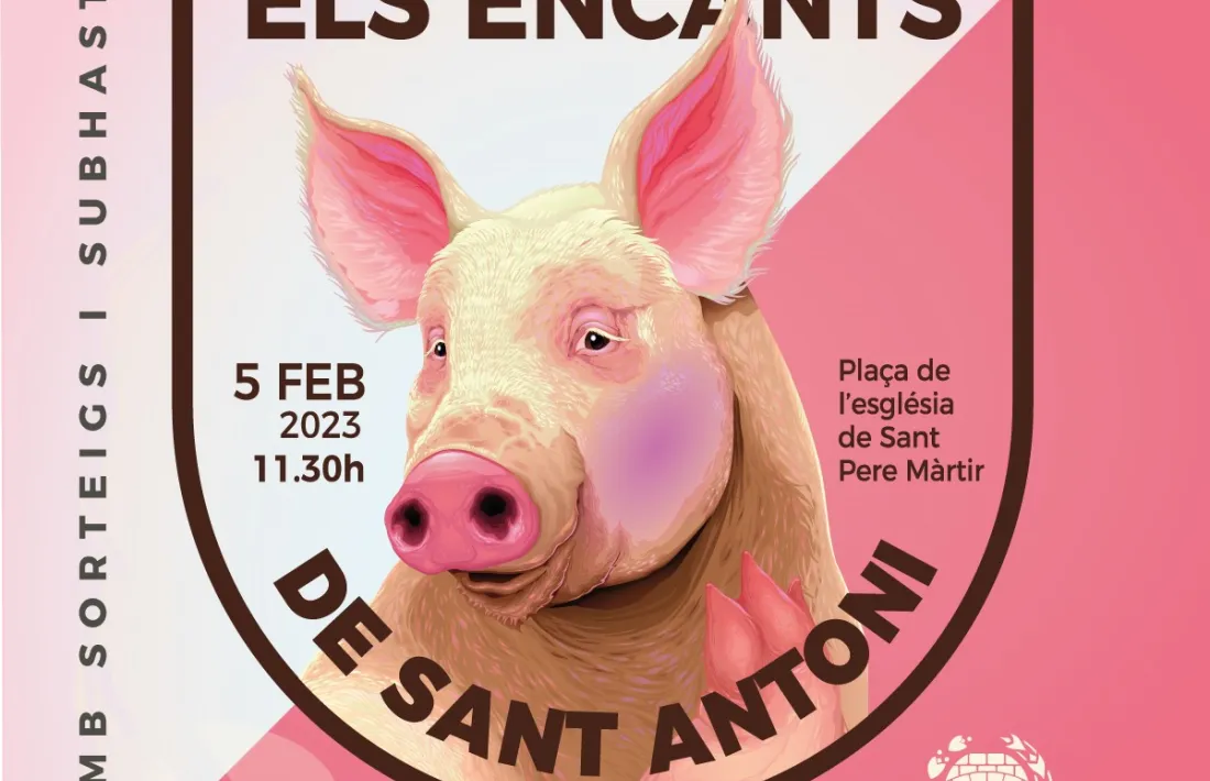 Cartell dels Encants de Sant Antoni d'Escaldes.