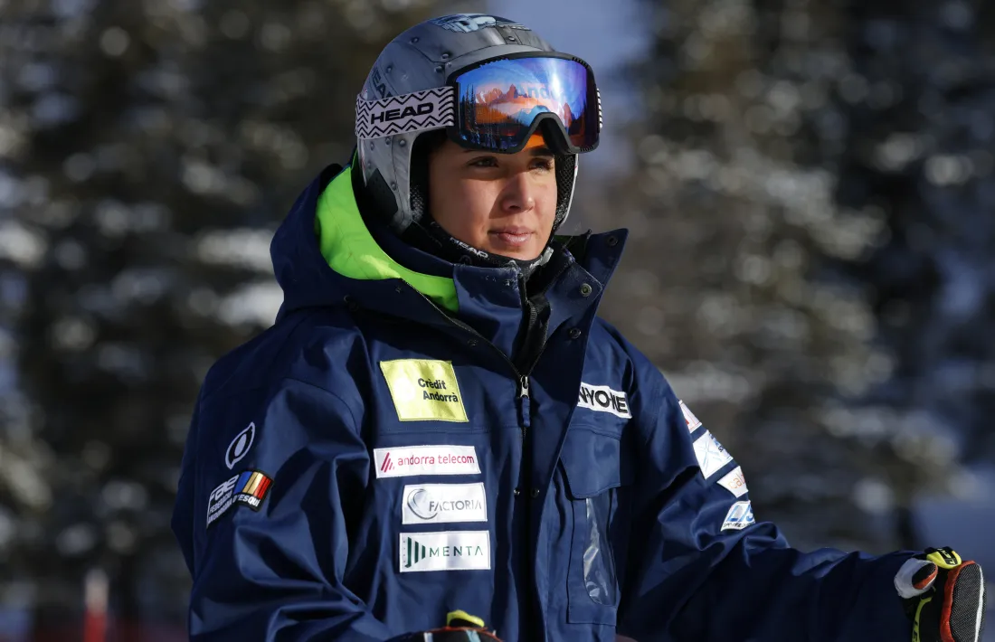 ‘Cande’ Moreno, a Lake Louise.