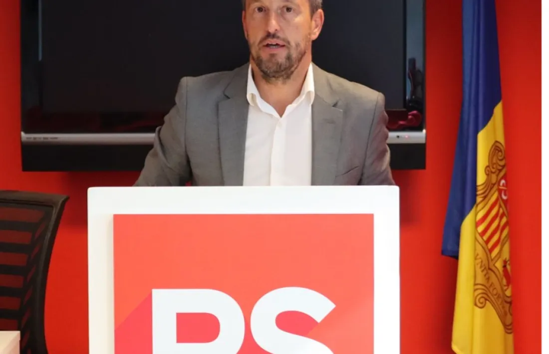El president del PS i candidat a les eleccions, Pere López.