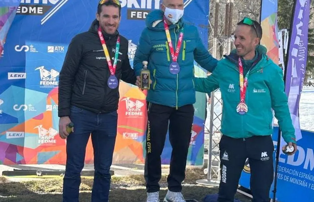 Josep Ferrer, de l’equip andorrà ‘Mountain Moments’, va ser segon en màster 40.