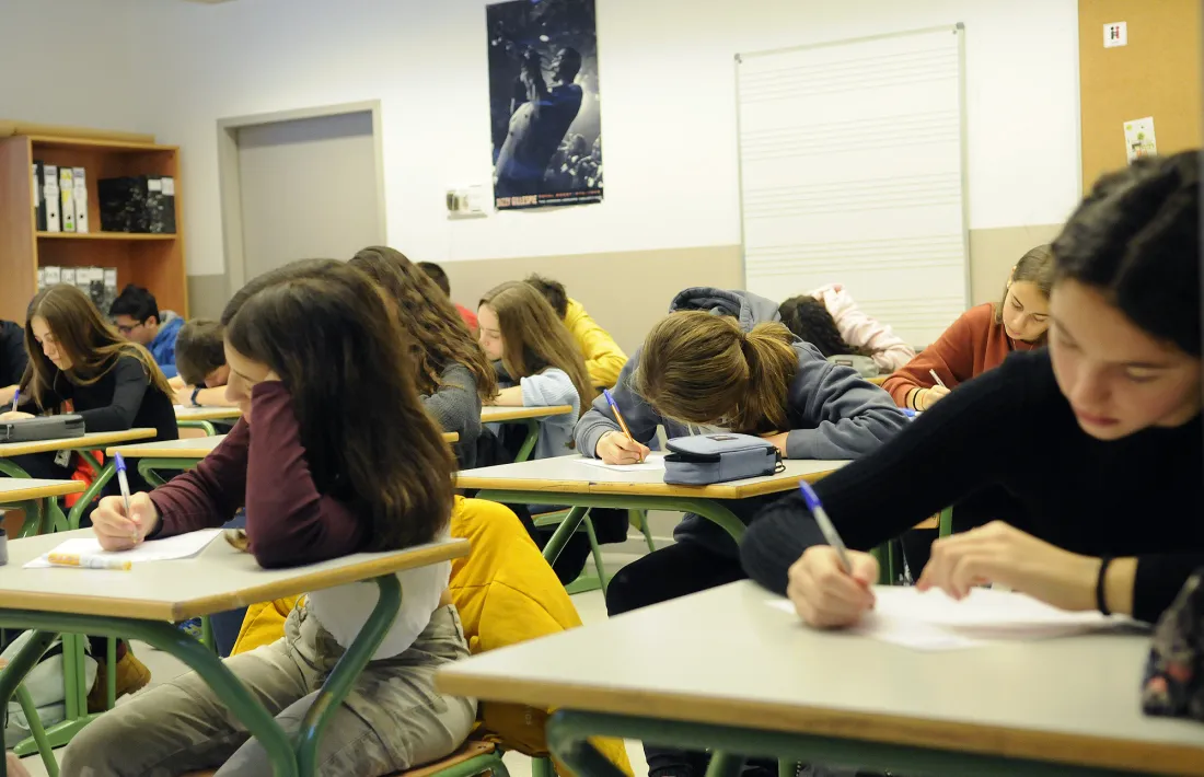 Alumnes participant en un a edició anterior del Dictat Nacional.