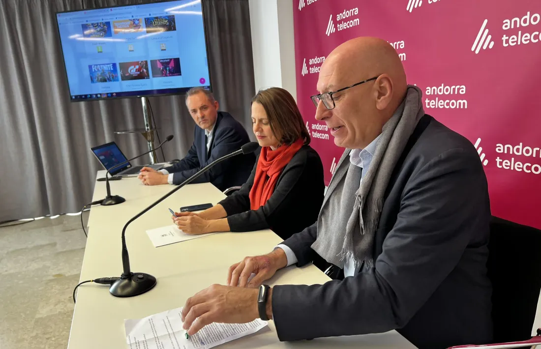 El rector de l’UdA, Miquel Nicolau, en la presentació del Saló del videojoc.