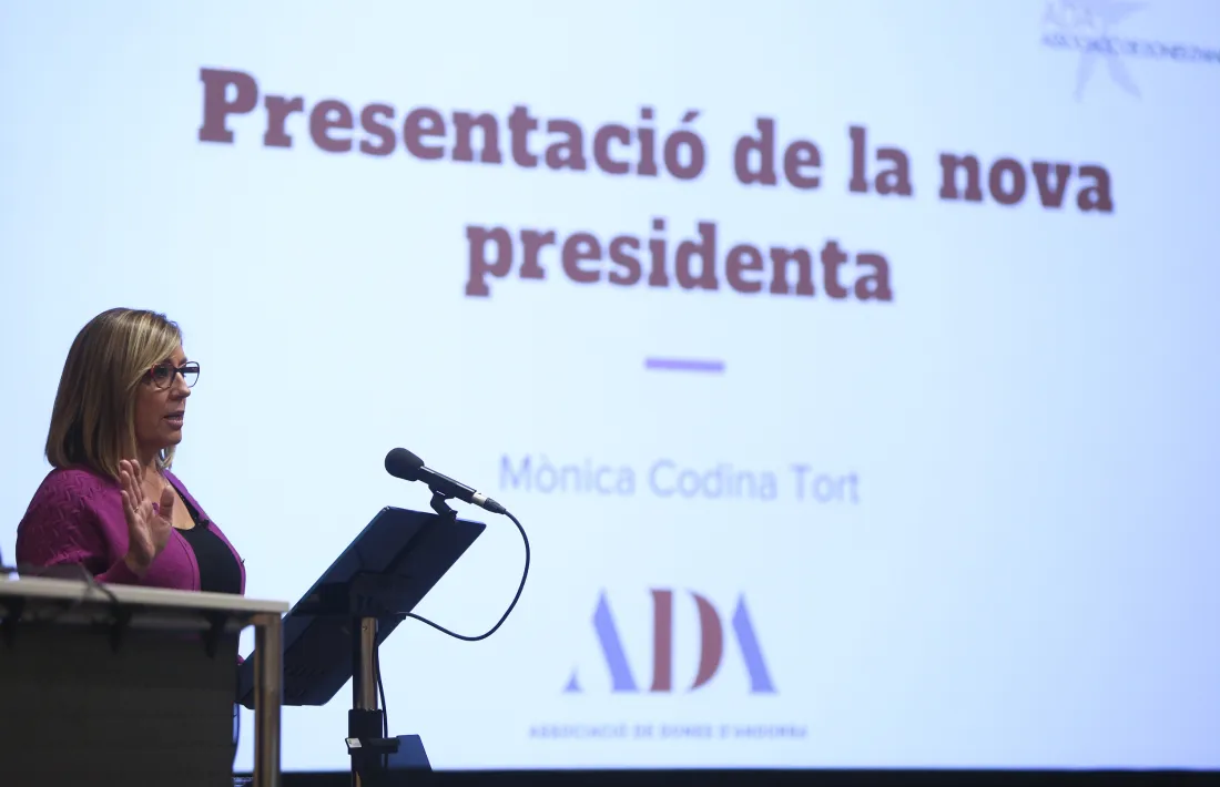 La presidenta de l’ADA, Mònica Codina.