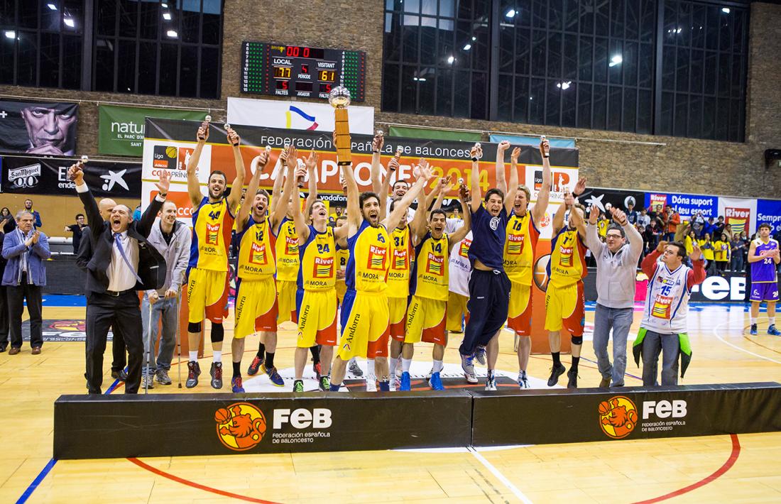 El River Andorra del 2014, liderat per un excels Jordi Trías, va conquerir la Copa Príncep superant el Quesos Cerrato Palència.