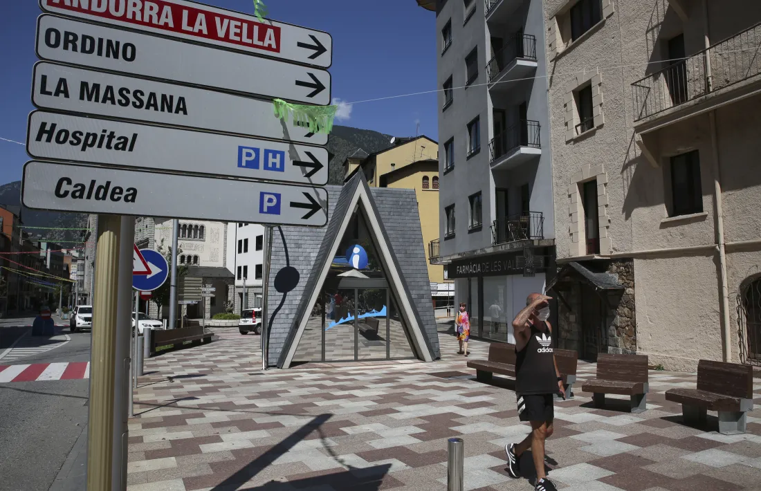 Imatge d'arxiu de la part alta d'Escaldes-Engordany.